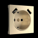 Накладка для розетки USB Werkel шампань рифленый W1179510 4690389160592
