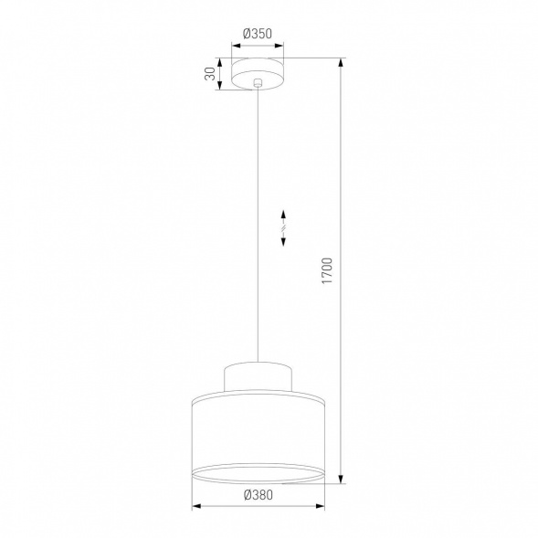 Подвесной светильник TK Lighting 1856 Duo