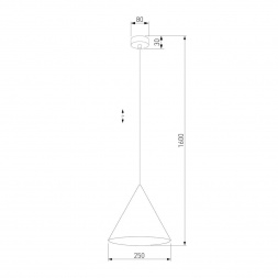 Подвесной светильник TK Lighting 10077 Cono