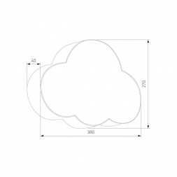 Настенный светильник TK Lighting 5886 Cloud
