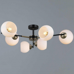 Потолочный светильник ILLUMICO IL0469-6CSQ-24 BK AB LIBRA