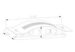Настенный светильник Lucia Tucci Pelle Bianca W2010.2