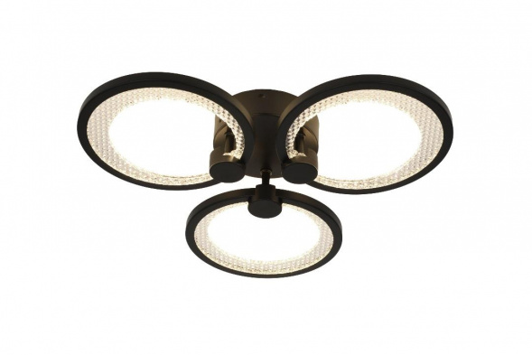 Светильник потолочный светодиодный ЭРА Модерн с ДУ Odry CLL-1-46-RC BK Б0069750