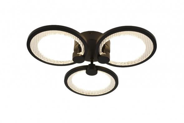 Светильник потолочный светодиодный ЭРА Модерн с ДУ Odry CLL-1-46-RC BK Б0069750