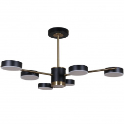 Потолочная светодиодная люстра Reluce 06369-0.3-06 COP+BK