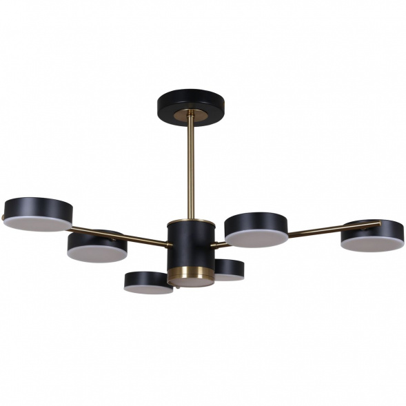 Потолочная светодиодная люстра Reluce 06369-0.3-06 COP+BK