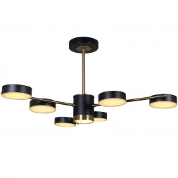 Потолочная светодиодная люстра Reluce 06369-0.3-06 COP+BK