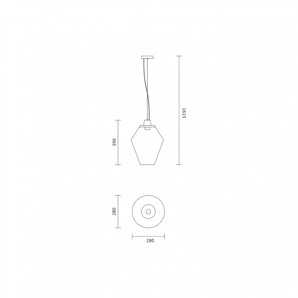 Подвесной светильник Vele Luce Calima VL5242P11