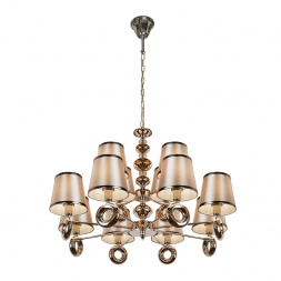 Подвесная люстра iLamp Brooklyn P2401-8+4 Nickel