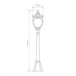 Уличный светильник Elektrostandard Andromeda F (GLYF-8024F) a027998