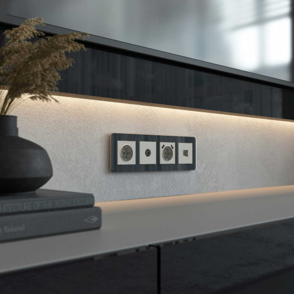 Накладка для розетки USB (дымчатый) W1279504/ a069466