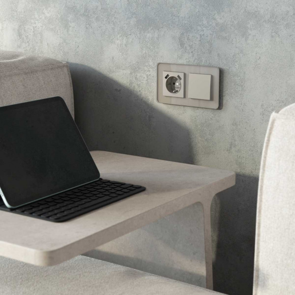 Накладка для розетки USB (дымчатый) W1279504/ a069466