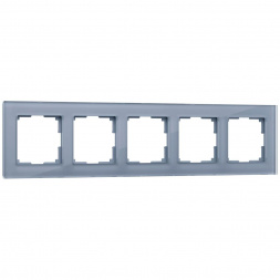 Рамка на 5 постов Werkel Favorit серый W0051115 4690389160165