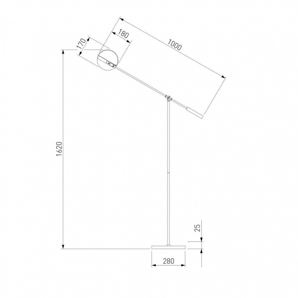 Торшер Eurosvet Grazia 01142/1 золото