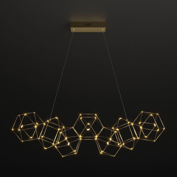 Подвесной светодиодный светильник Eurosvet Uma 90168/7 медь