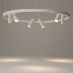 Подвесная светодиодная люстра Maytoni Satellite MOD102PL-L42WK