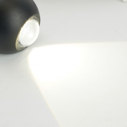 Светодиодный светильник стационарный Feron AL51 2*1W 4000K черный 51130