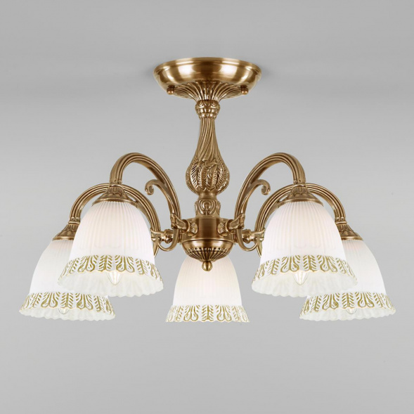 Потолочная люстра Eurosvet Campina 60107/5 античная бронза