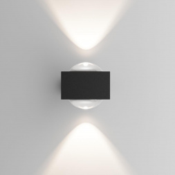 Уличный настенный светильник со светодиодами Elektrostandard Lenses a070458