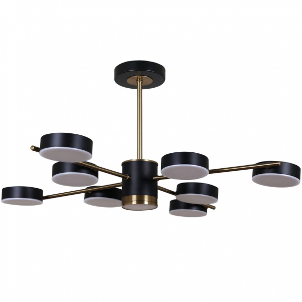 Потолочная светодиодная люстра Reluce 06369-0.3-08 COP+BK