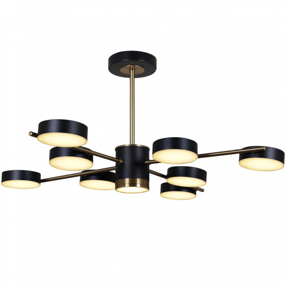 Потолочная светодиодная люстра Reluce 06369-0.3-08 COP+BK