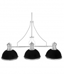 Подвесная люстра Lumina Deco Ettore LDP 710-3 BK+CHR