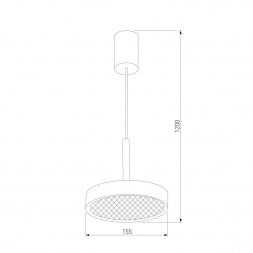 Подвесной светодиодный светильник Elektrostandard Plate 50260 LED a065413