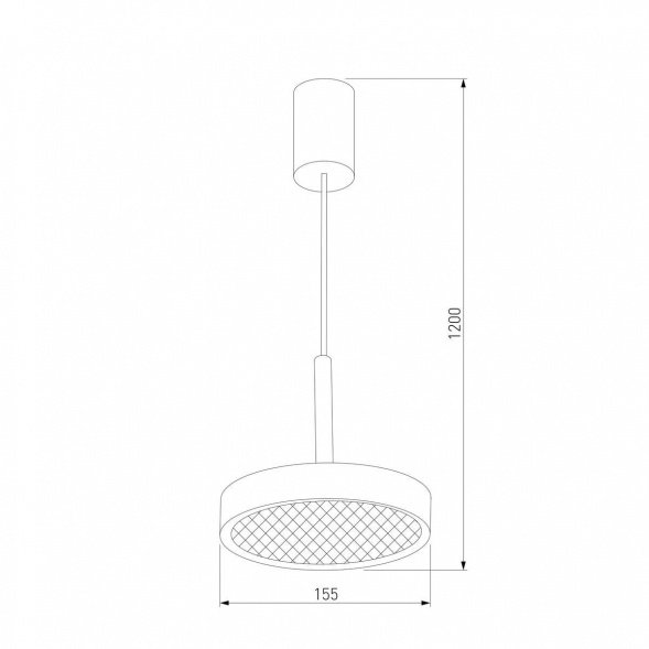 Подвесной светодиодный светильник Elektrostandard Plate 50260 LED a065413