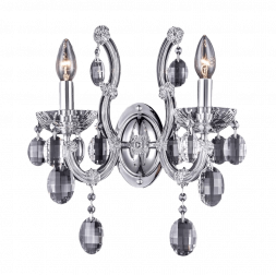 Бра Crystal Lux Hollywood AP2 Chrome