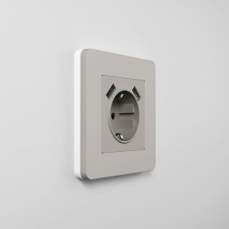 Рамка Werkel Split на 1 пост дымчатый/белый W0013067 4690389206047