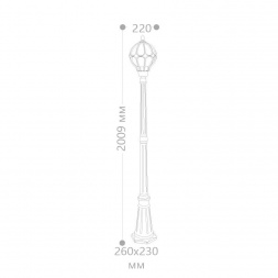 Садово-парковый светильник Feron Версаль PL3807 11380