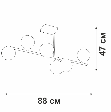 Люстра Vitaluce V2046-1/6PL