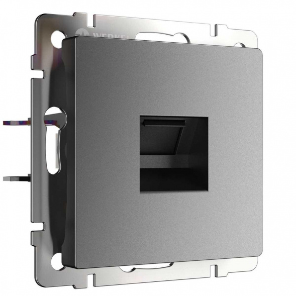 Розетка Ethernet RJ-45 Werkel графит W1181064 4690389194474