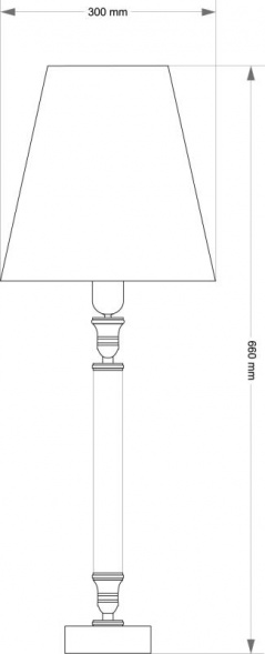 Настольный светильник KUTEK NAPOLI NAP-LG-1(N/A)