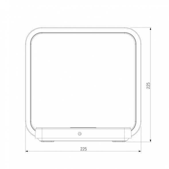 Настольная лампа Eurosvet Frame 80502/1 хром