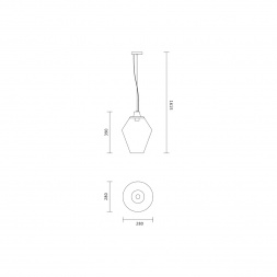 Подвесной светильник Vele Luce Calima VL5242P31