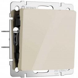 Выключатель одноклавишный Werkel айвори акрил W1112043 4690389197000