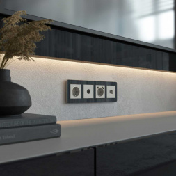 ТВ-розетка оконечная (дымчатый) W1283004/ a069469