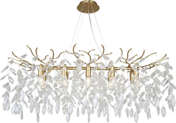 Люстра подвесная хрустальная 2180/05/10PL Stilfort, серия RAMO