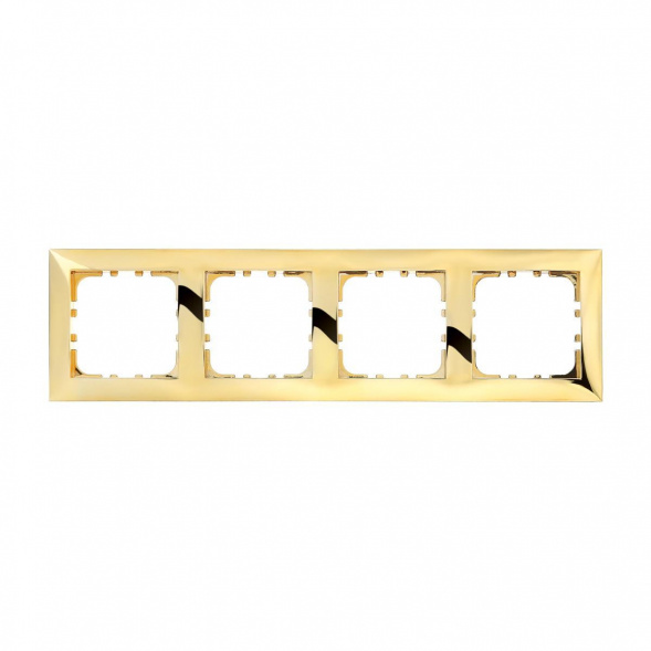 Рамка LK Studio 4-постовая (золото) LK60 864416-1