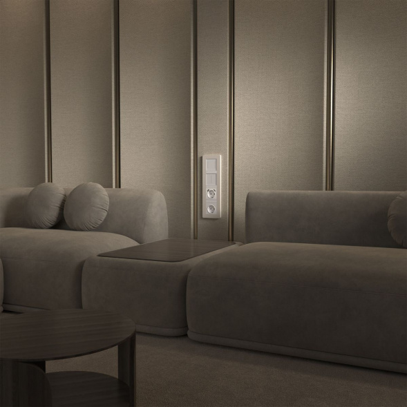 Рамка Werkel Split на 4 поста айвори/белый W0043066 4690389206092