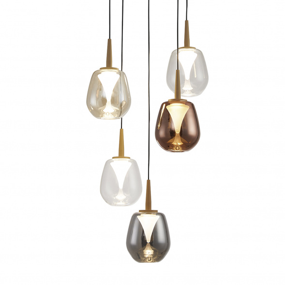 Подвесная светодиодная люстра Mantra Andromeda 8932+5PL (8942-8945)