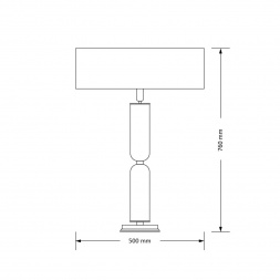 Настольный светильник KUTEK MOOD Natura NAT-LG-1(ZM)2