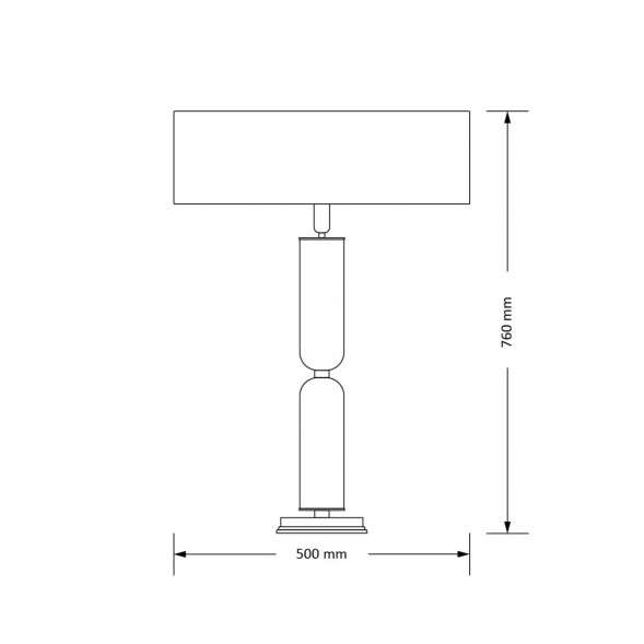 Настольный светильник KUTEK MOOD Natura NAT-LG-1(ZM)2