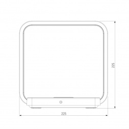 Настольная лампа Eurosvet Frame 80502/1 черный