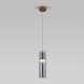 Подвесной светодиодный светильник Eurosvet Lumen 50244/1 Led латунь/дымчатый