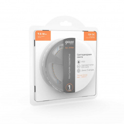 Светодиодная лента Gauss 9,6W/m 120LED/m 2835SMD теплый белый 5M BT064