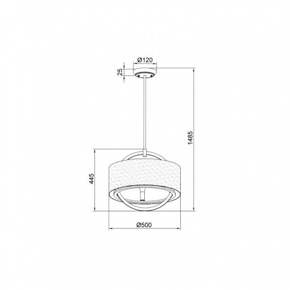 Подвесная люстра Vele Luce Effe VL4135L05