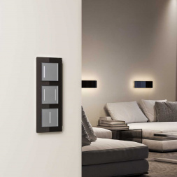 Сенсорный выключатель одноклавишный Werkel с подсветкой серебряный W4513006 4690389197901