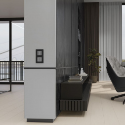 Сенсорный выключатель одноклавишный Werkel с подсветкой серебряный W4513006 4690389197901